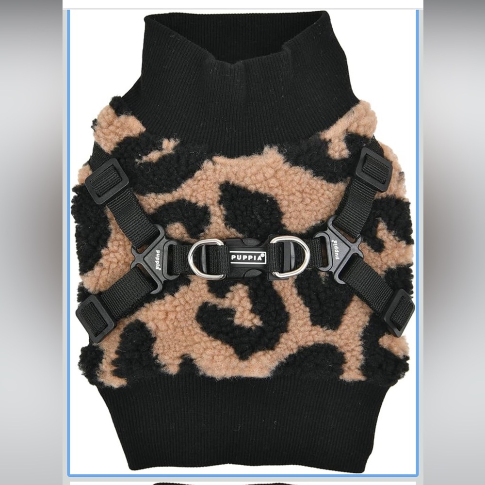 NWT Puppia Jacket Sweater with Harness-M